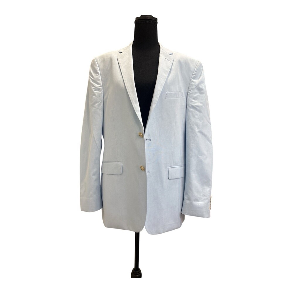Southern Pines Men’s Two Button Blue Sport Coat Size M